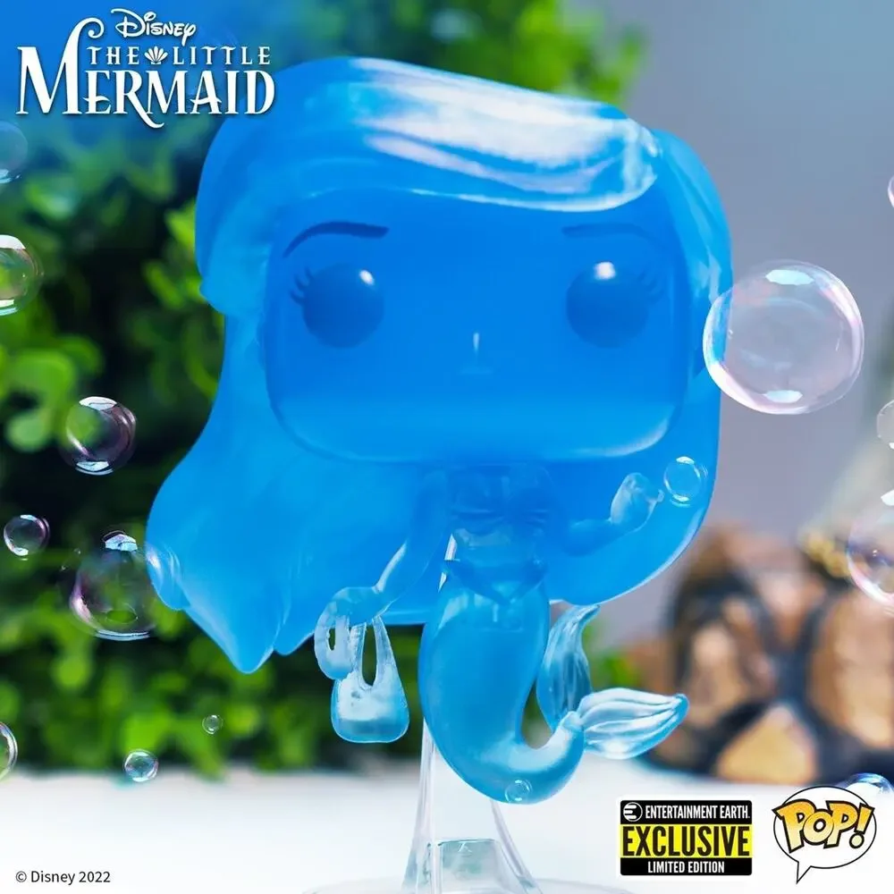 Funko Pop Disney The Little Mermaid Ariel Blue Translucent #563 Exclusive NIB